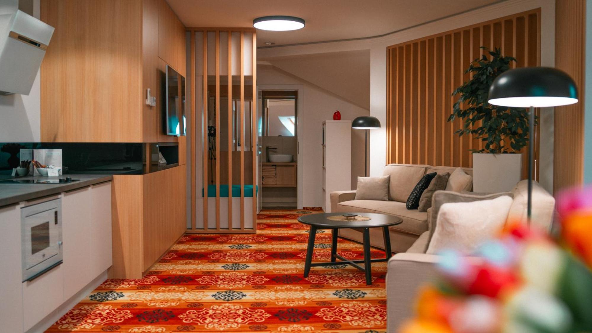 Apartman Richelieu Bardejov Exteriör bild